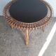 Table basse rotin 1950/60