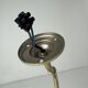 Antique brass and vintage opaline wall light