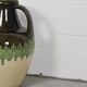 vase de sol vintage vert et beige Allemagne de l’Ouest Bay