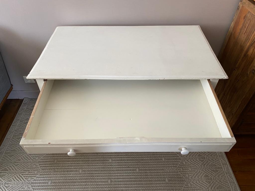 Vintage wooden console desk