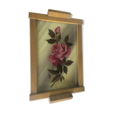 Plateau floral en bois