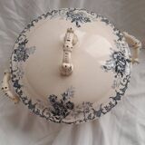 Floreal iron earth soup tureen