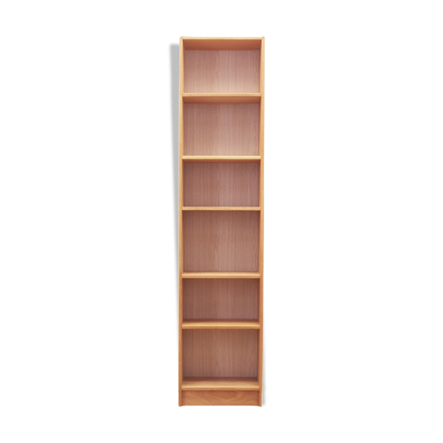Ash bookcase, Danish design, 1960s, manufactured by Ansager Møbler