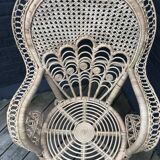 Fauteuil en rotin esprit « Emanuelle »