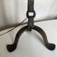Beaten iron lamp 1970 brutalist
