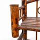 Antique bamboo shelf with 4 levels – Japonese style