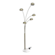 Scandinavian floor lamp in metal and marble, Sweden, 1950.