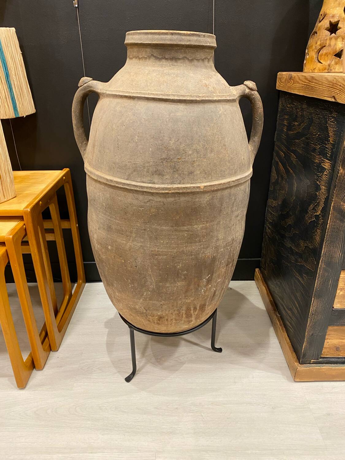 Old terracotta jar