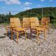 Ensemble de 4 fauteuils et 1 chaise Thonet 811 Josef Hoffmann