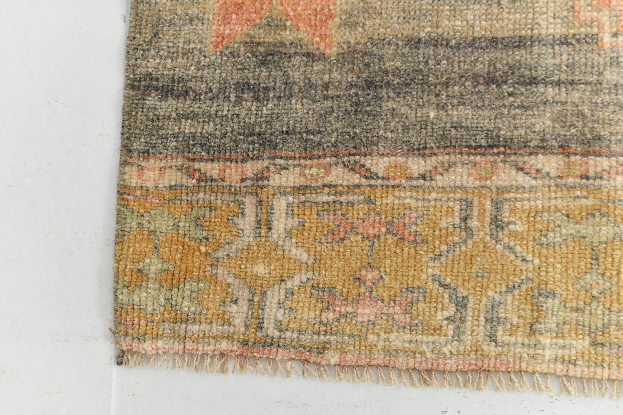 3x12 oriental vintage runner rug.