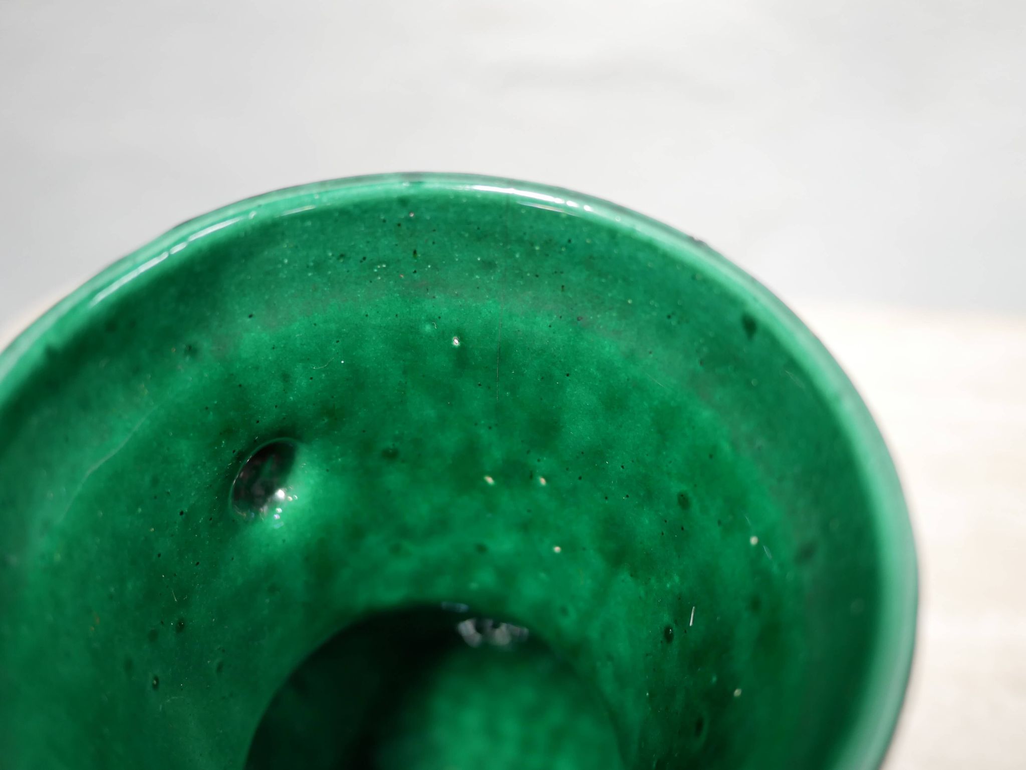 Vintage ceramic vase by Blanche Letalle for the Saint Clément factory