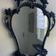 Black wood mirror