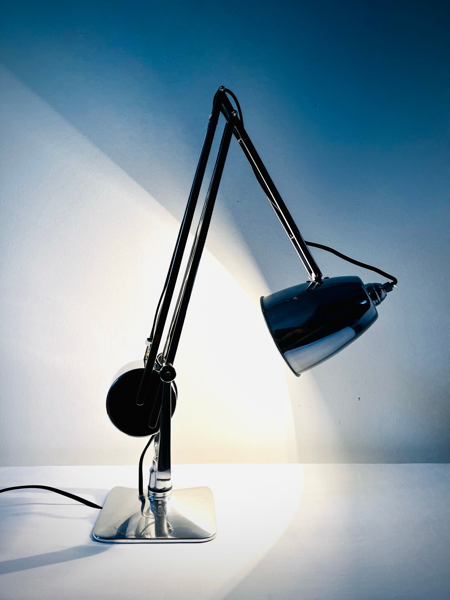 Chrome Giso Gispen "Rooney" desk lamp / Anglepoise