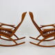 Paire de rocking chairs en hêtre rares des années 1960 par ULUV, Tchécoslovaquie