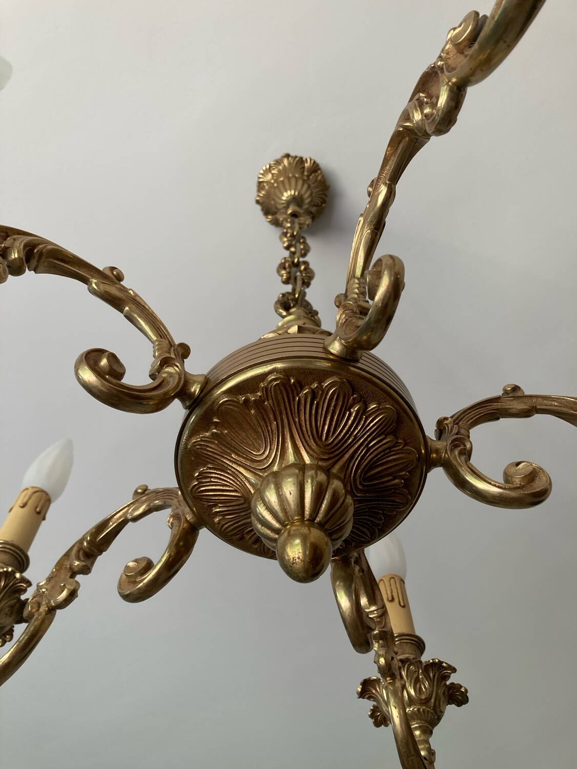 Bronze chandelier 5 branches