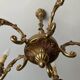 Lustre bronze 5 branches