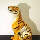 Ceramic tiger, Italy, 1970