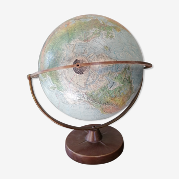 Mappemonde globe terrestre 1980