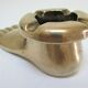 Anthropomorphic ashtray solid brass foot design 70s