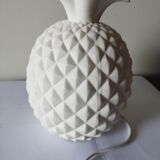 Pineapple lamp in white biscuit