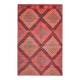 1970s Turkish Hand-Knotted Wool Cotton Red Area Rug 189x307