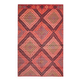 Tapis d'aire en laine et coton turc noué à la main des années 1970, 189x307.