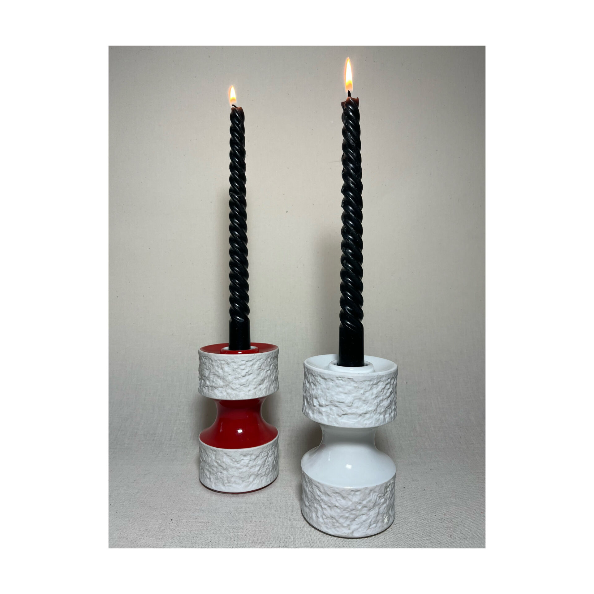 Bavarian porcelain candlestick