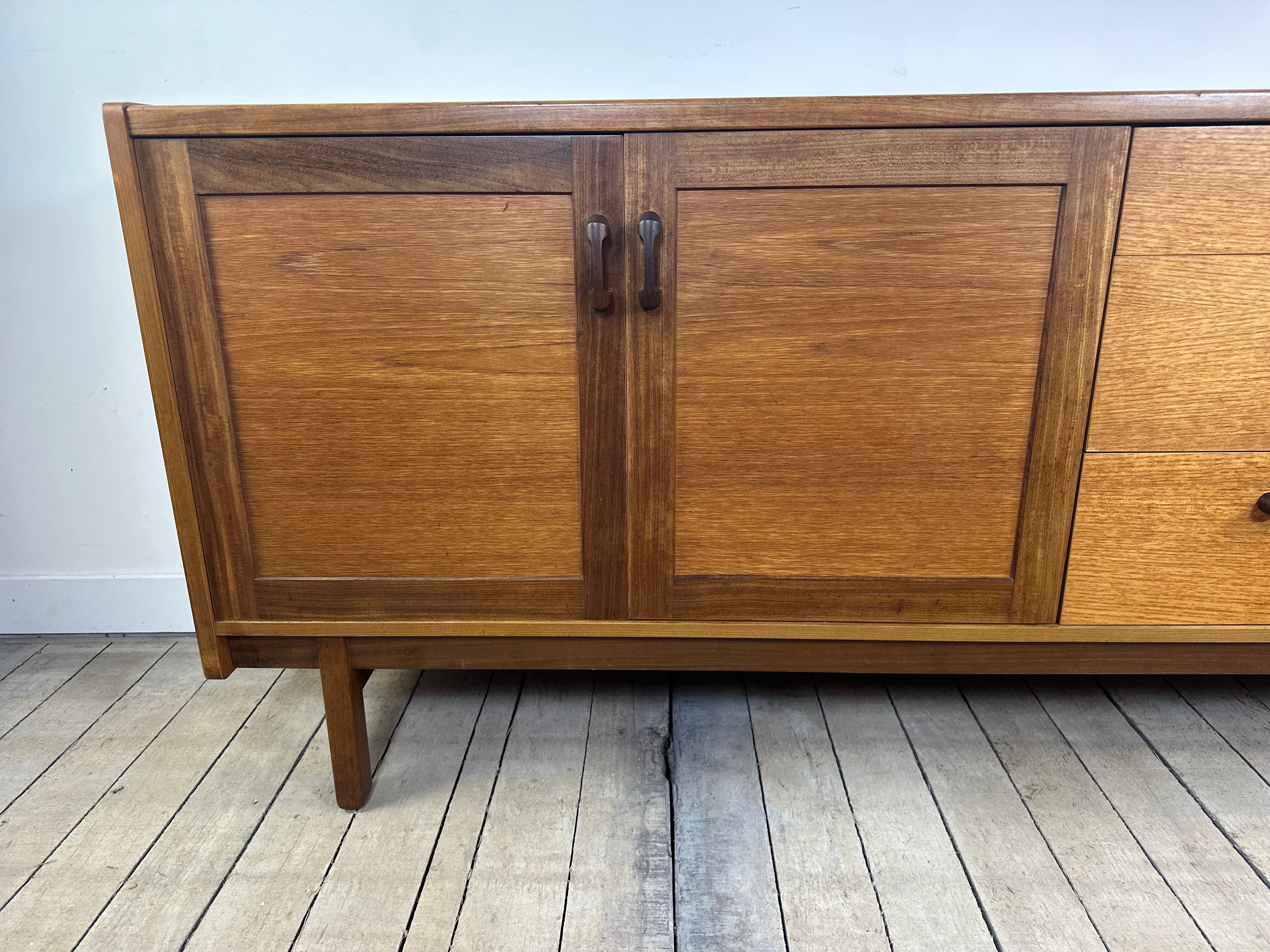 Vintage Scandinavian teak sideboard 1970s