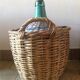 Bottle old demijohn 10L with Wicker of protection