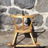 Wooden rocking horse