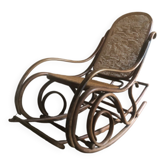 Rocking chair signee Thonet