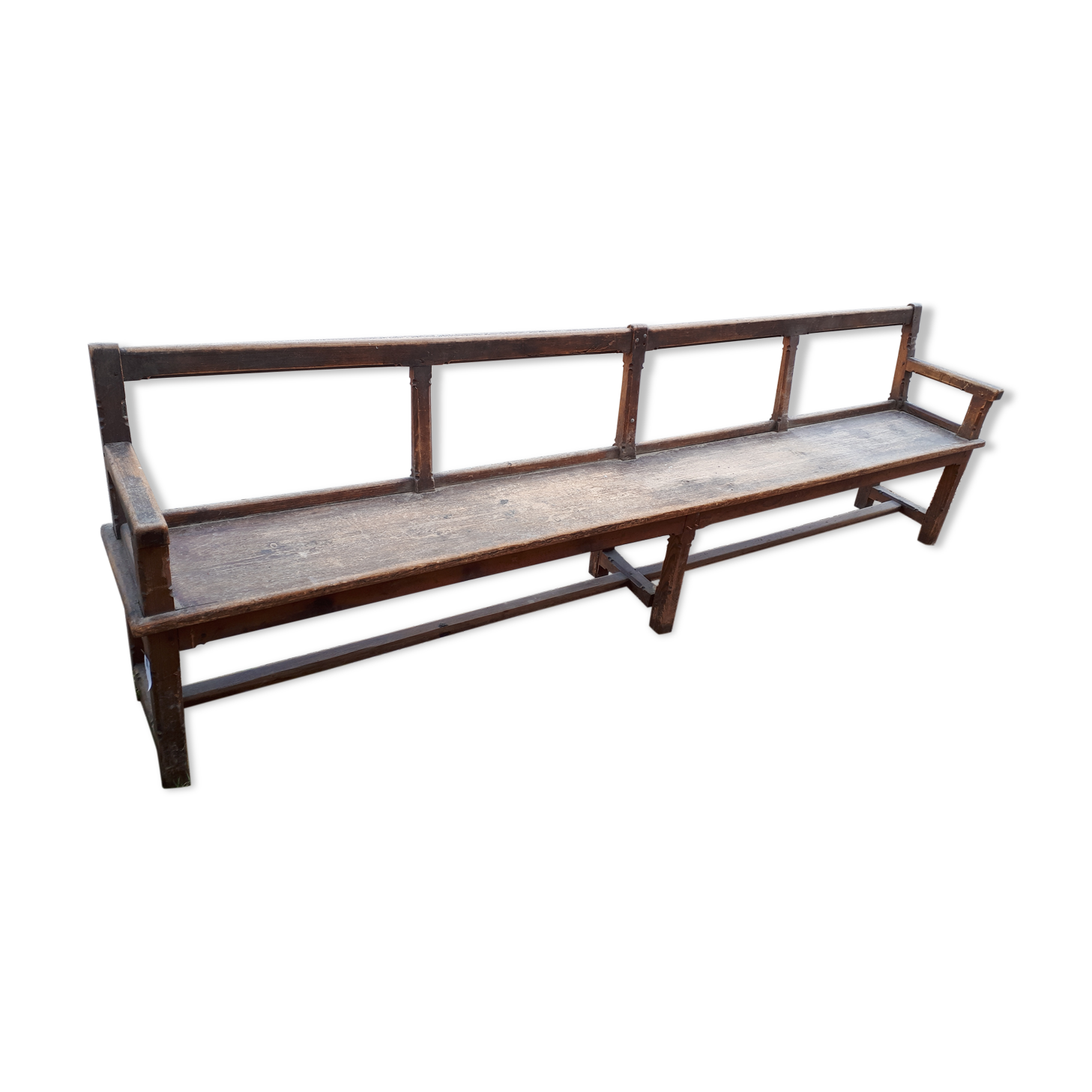 Ancient church bench