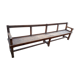 Ancient church bench