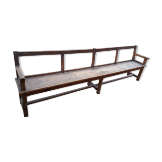 Ancient church bench