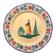 HB Henriot Quimper faience plate - Hand-painted Breton decoration - Vintage