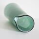 Vintage artistic green glass vase, Tarnowiec, Europe, 1970s