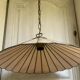 Suspension style Tiffany vintage, opal glass lampshade Ø45cm