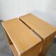 Pair of pine stools or bedside tables, mountain furniture, 1950s