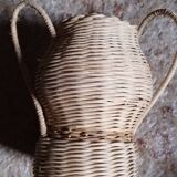 Vintage wicker basket