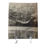Anonymous silver photo africa gabon lianes bridge circa 1970