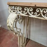 Art Deco wrought iron console