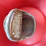 Children's wicker basket, 2 lids