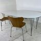 Table de salle à manger Ellipse extensible par Piet Hein pour Fritz Hansen 1990s