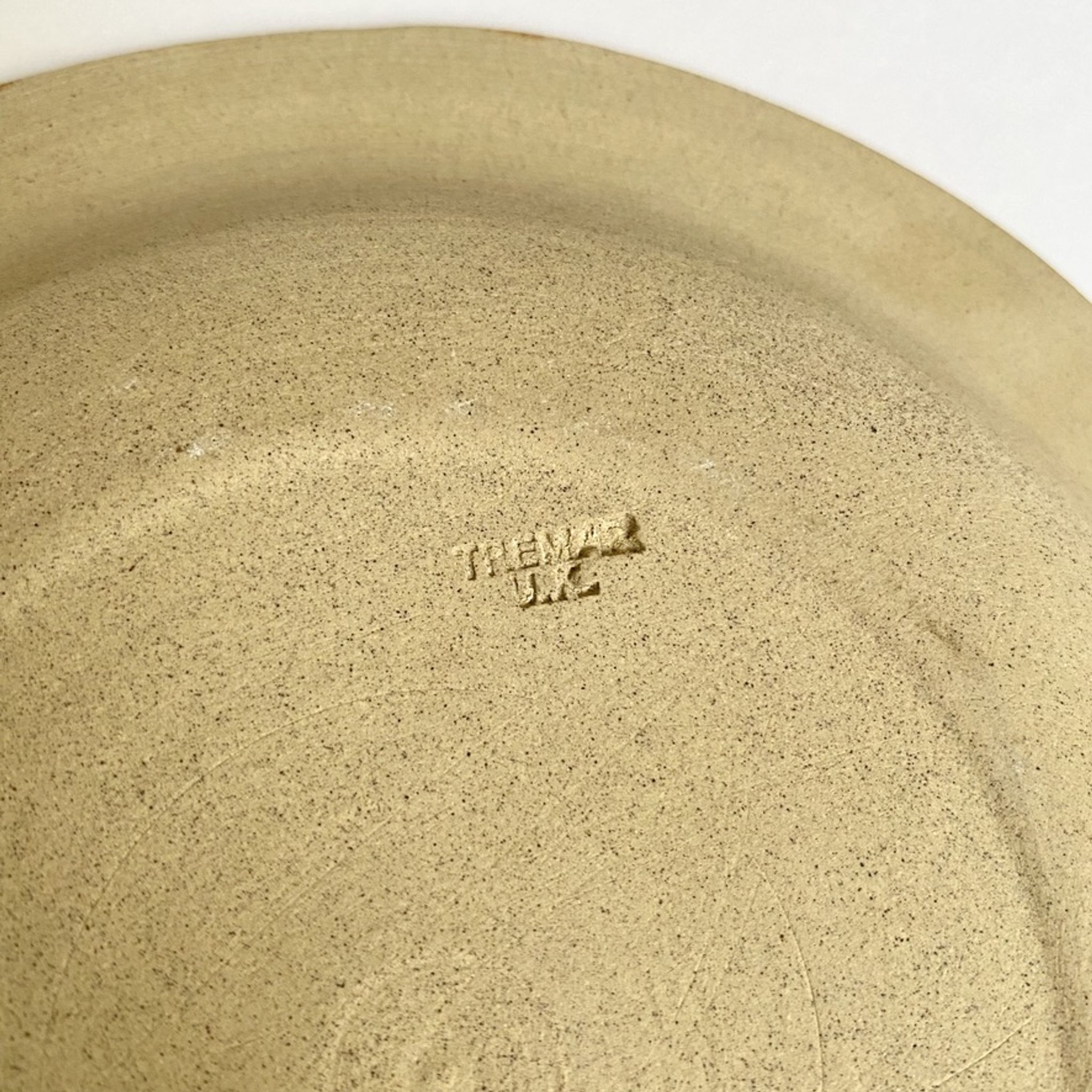 Vintage stoneware serving plates from the 70s