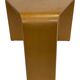 Table d’angle en bois courbé moderne du milieu du siècle années 1970