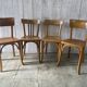 Mismatched Baumann bistro chairs