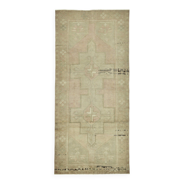 Tapis vintage anatolien turc 106 cm x 240 cm