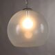 Vintage ceiling light in glass and metal, Italy, 1970s