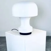 A-743 Mushroom Lamp By Glashütte Limburg, Germany, 1970S