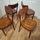 Ensemble de quatre chaises tchécoslovaques des années 1960